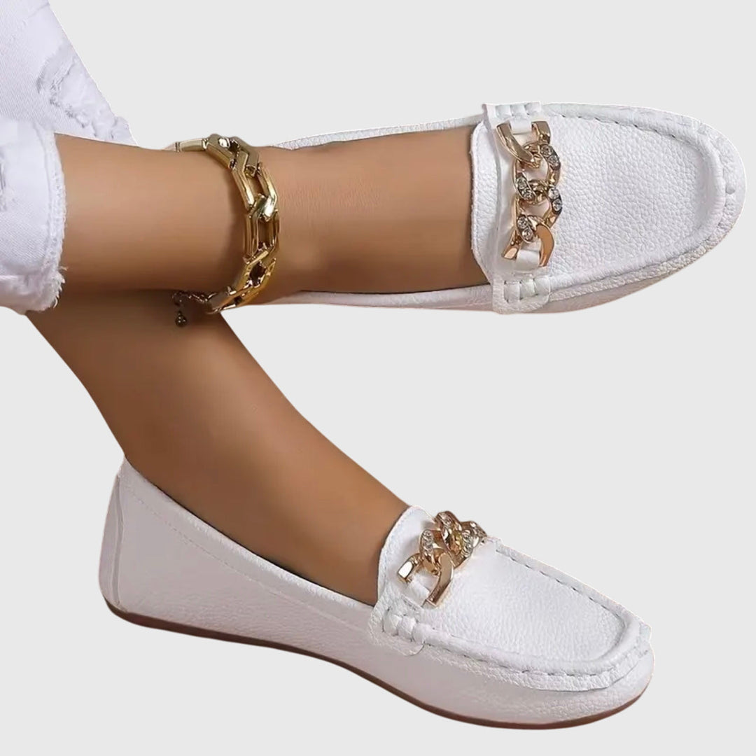 EDEN™ - FLAT DIAMOND BUCKLE LOAFERS