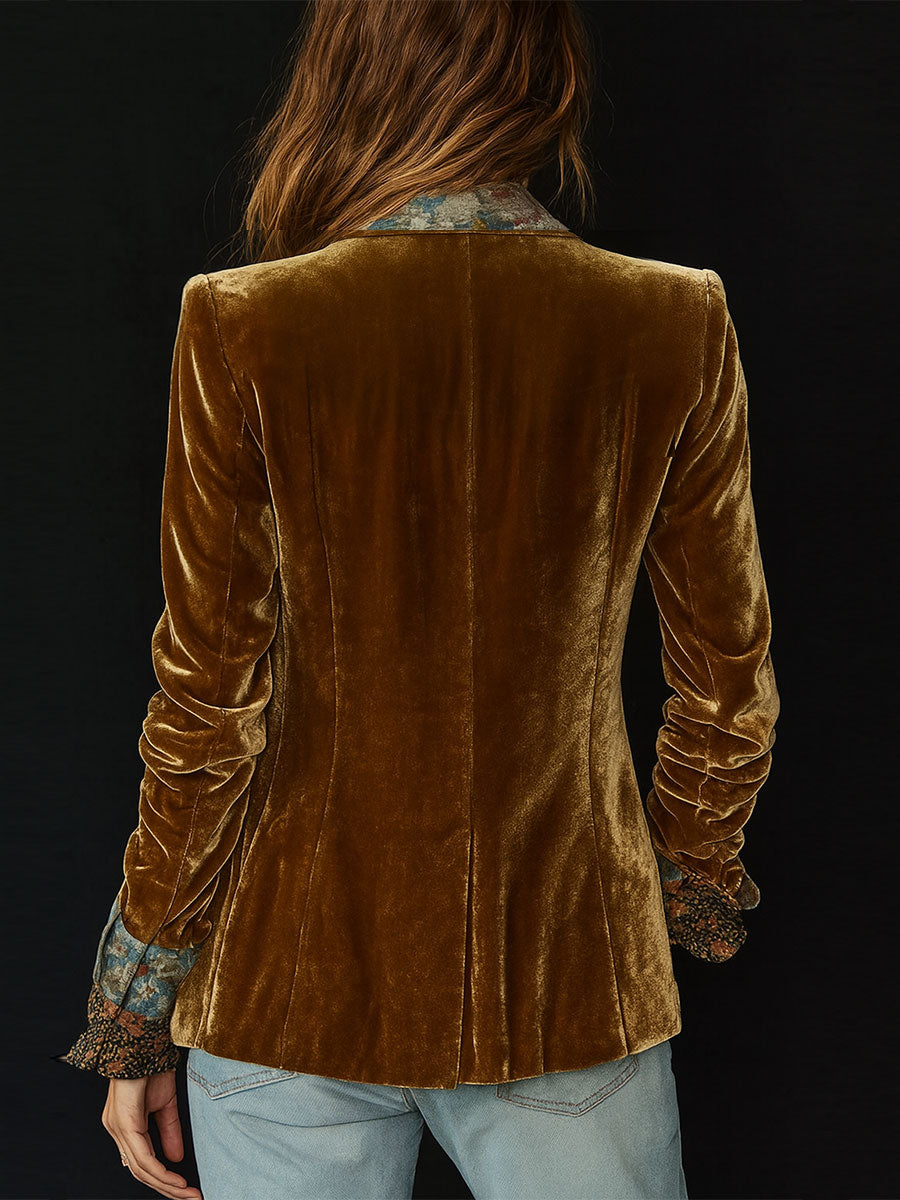 ANNA™ - ELEGANT VINTAGE FLORAL BLAZER