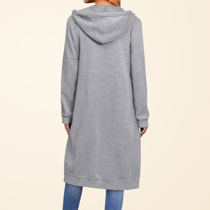 BRIXLEY™ – RELAXED ZIP-UP LONG CARDIGAN