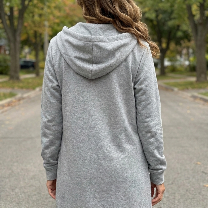 BRIXLEY™ – RELAXED ZIP-UP LONG CARDIGAN