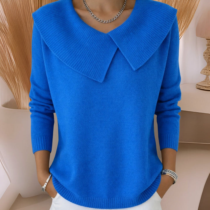 VIVIENNE™ - ELEGANT COLLARED COMFORT SWEATER