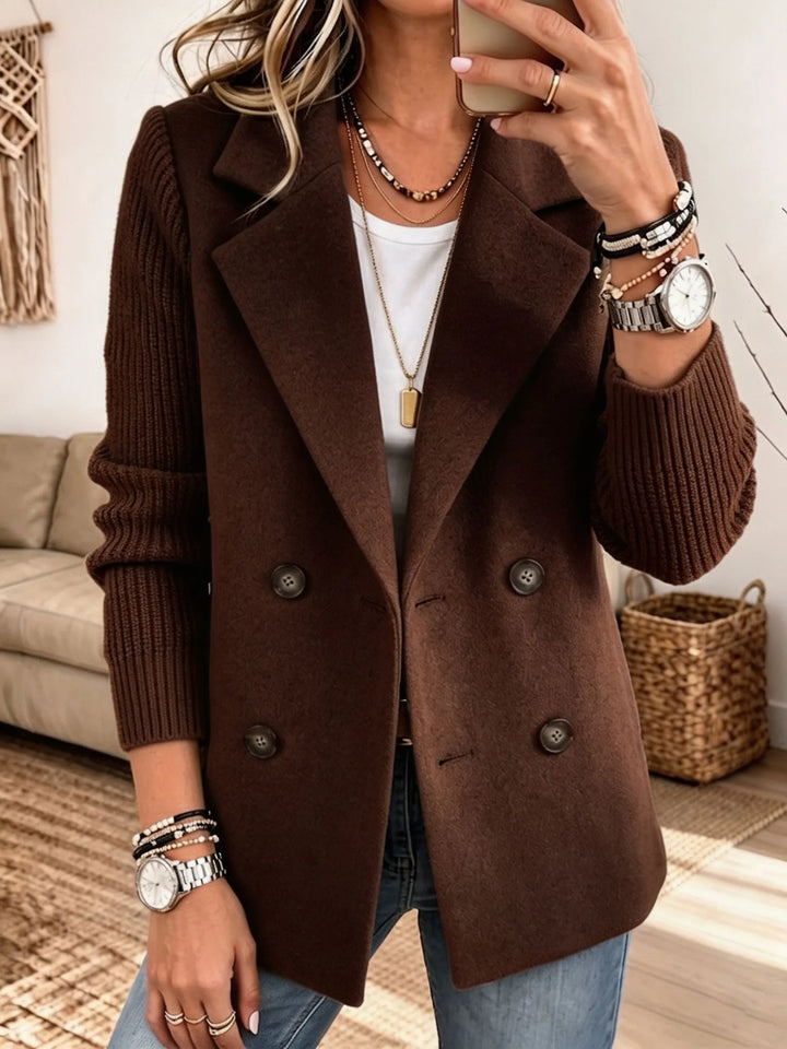 CARLA™ - ELEGANT COZY KNIT SLEEVE BLAZER