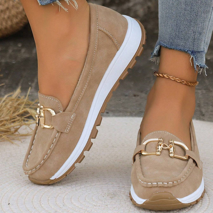 ELLY™ - CHIC COMFORT BUCKLE LOAFERS