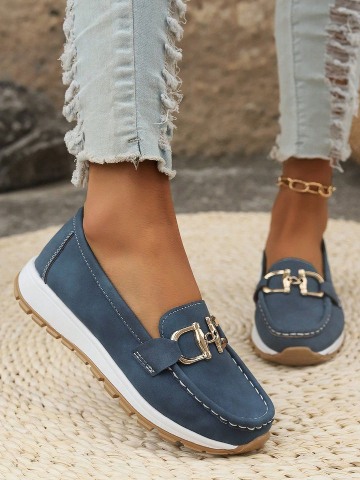 ELLY™ - CHIC COMFORT BUCKLE LOAFERS