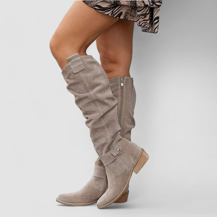 GEORGIANA™ - ELEGANT SLOUCH KNEE BOOTS