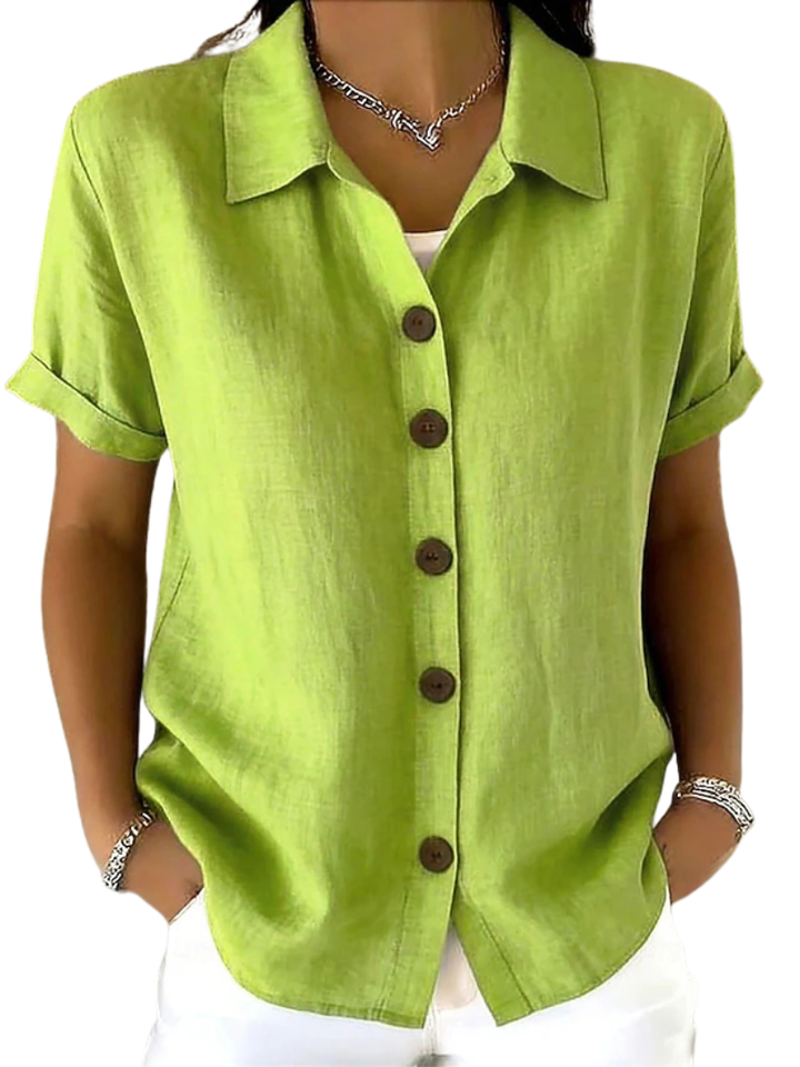 GRACIE™ - RELAXED SHORT SLEEVE BLOUSE