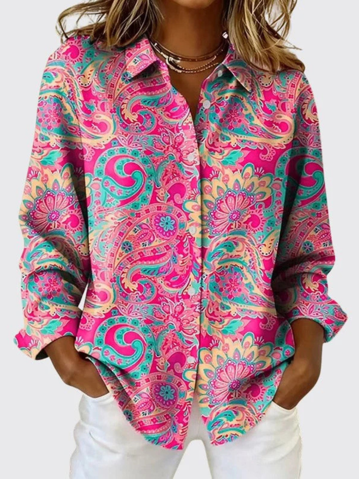 KATARINA™ - ELEGANT PAISLEY COMFORT BLOUSE