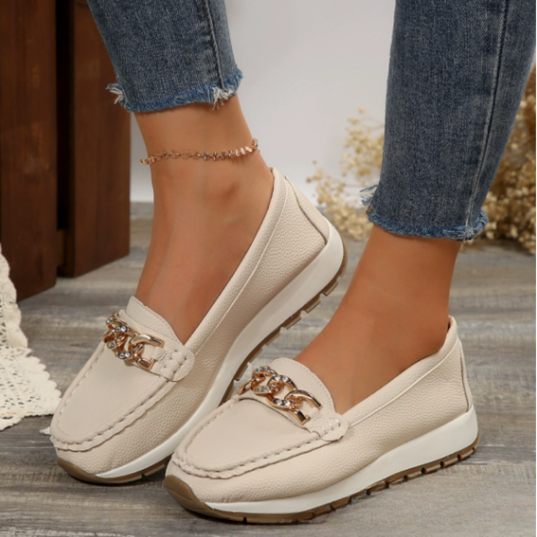 EVELYN™ - ELEGANT COMFORT BUCKLE LOAFERS
