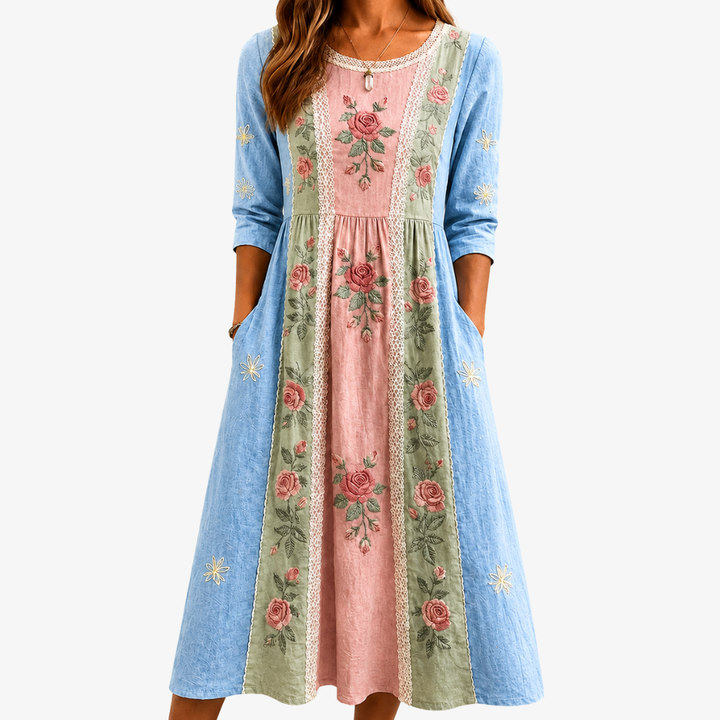ROWENA™ - ELEGANT SUMMER MIDI DRESS