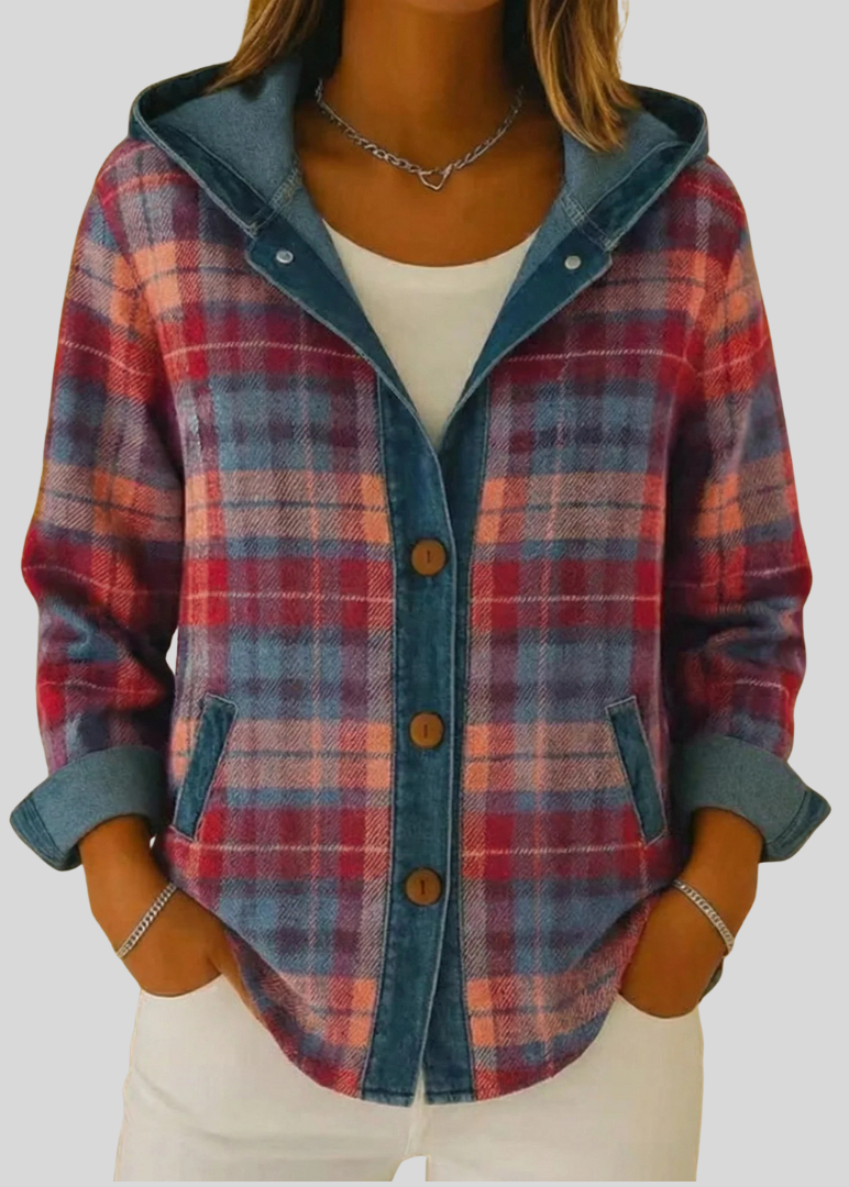 ABIGAIL™ - ELEGANT PLAID CHECK SHACKET
