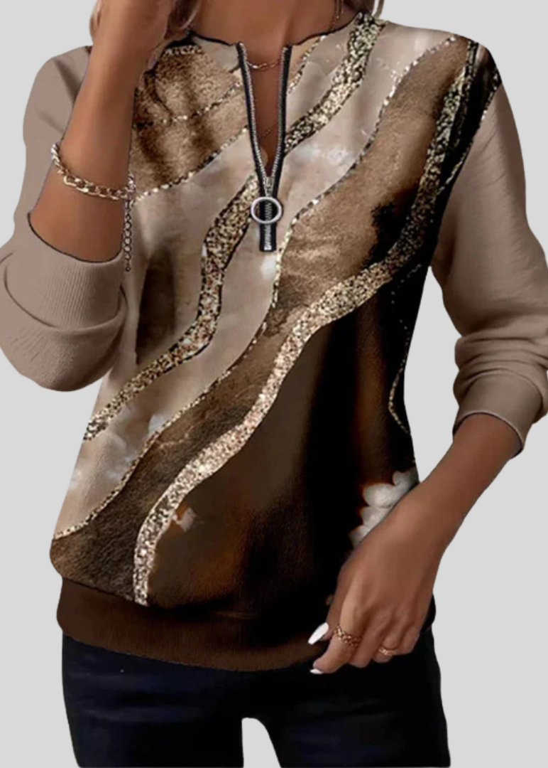 JANE™ - ELEGANT HALF-ZIP SWEATER
