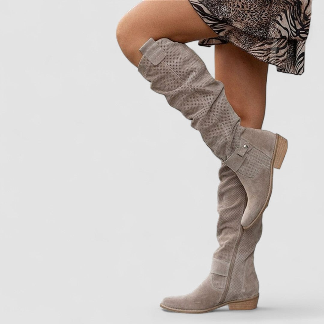 GEORGIANA™ - ELEGANT SLOUCH KNEE BOOTS