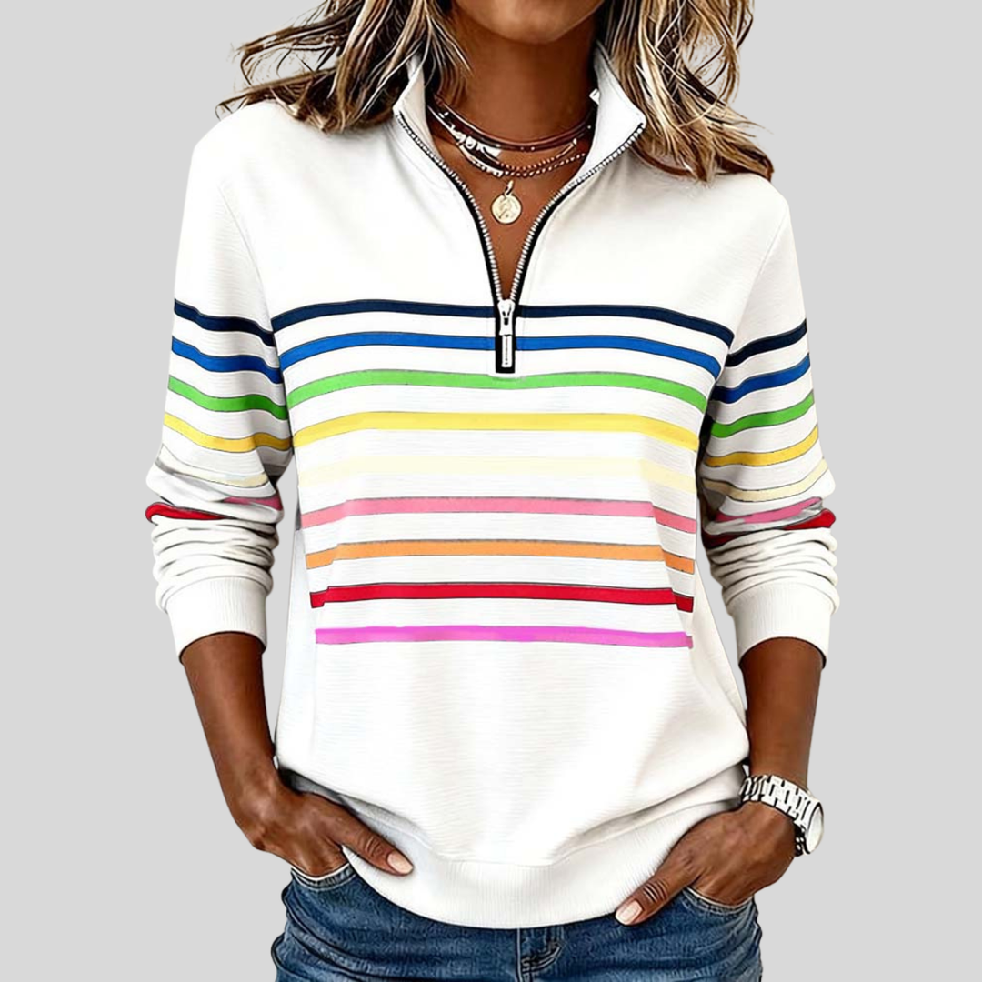 CHARLOTTE™ - ELEGANT QUARTER-ZIP SWEATER