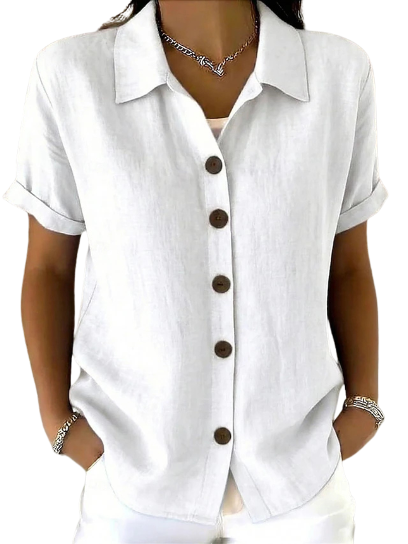 GRACIE™ - RELAXED SHORT SLEEVE BLOUSE