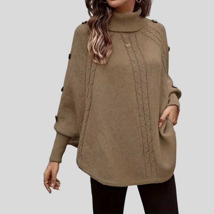 HOPE™ - ELEGANT HIGH-NECK KNITTED SWEATER