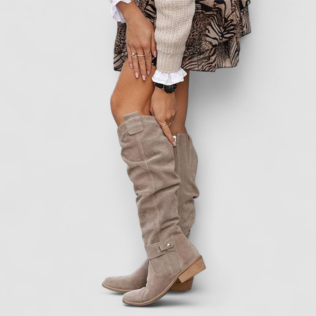 GEORGIANA™ - ELEGANT SLOUCH KNEE BOOTS