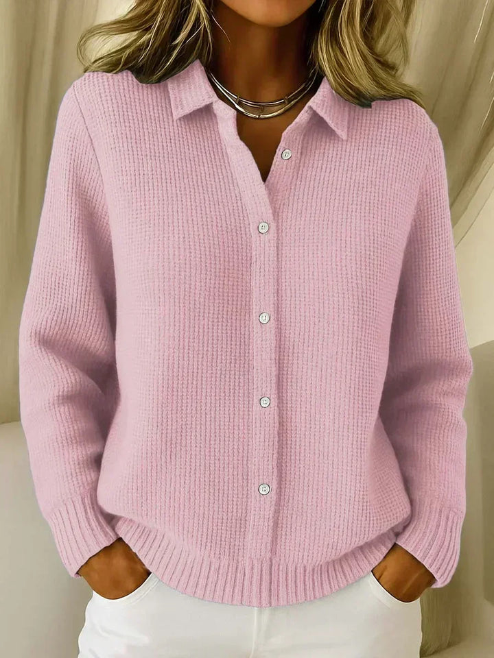 CAMILLE™ - ELEGANT TEXTURED KNIT CARDIGAN