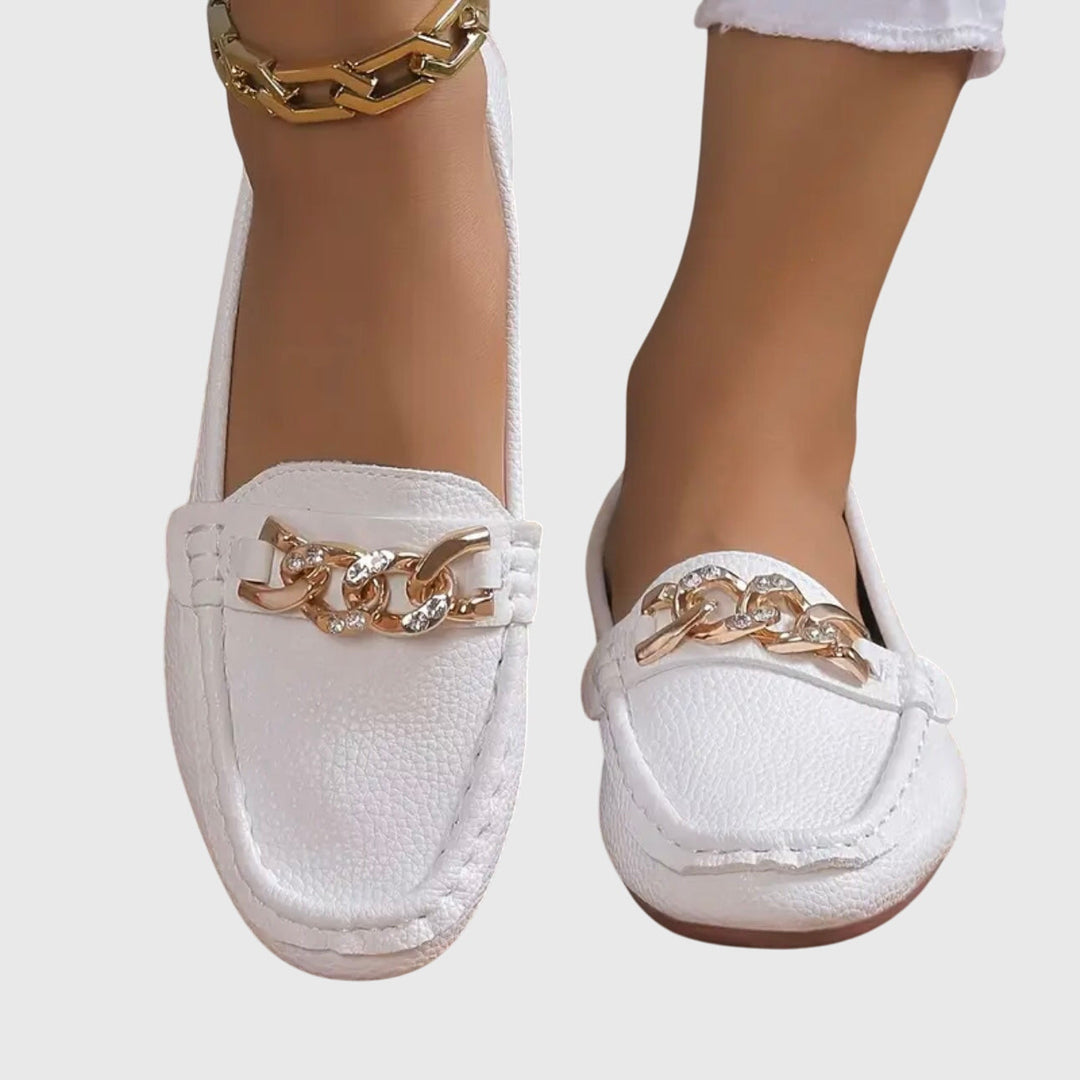 EDEN™ - FLAT DIAMOND BUCKLE LOAFERS