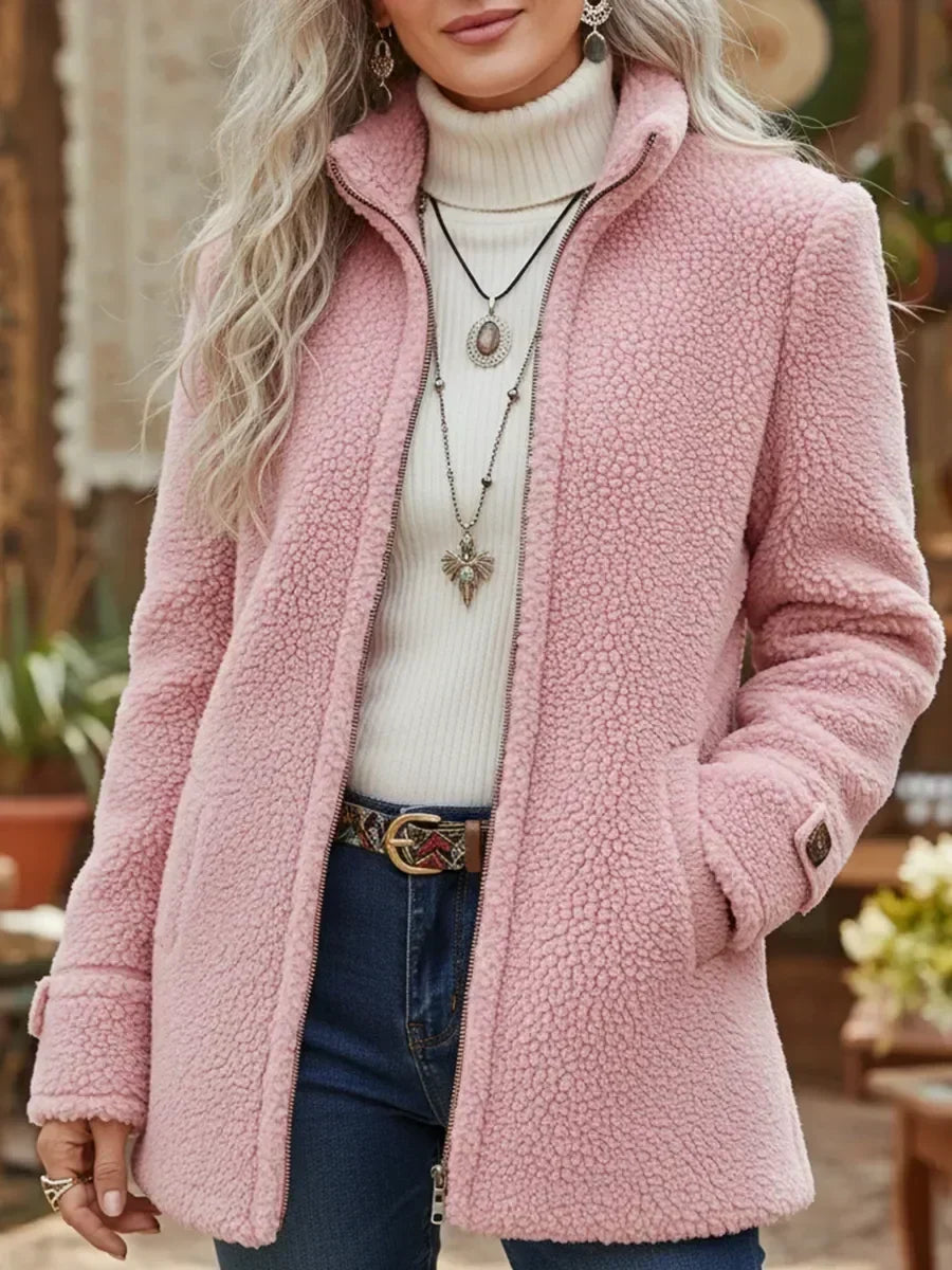 JUDITH™ - ELEGANT COZY COLLARED JACKET