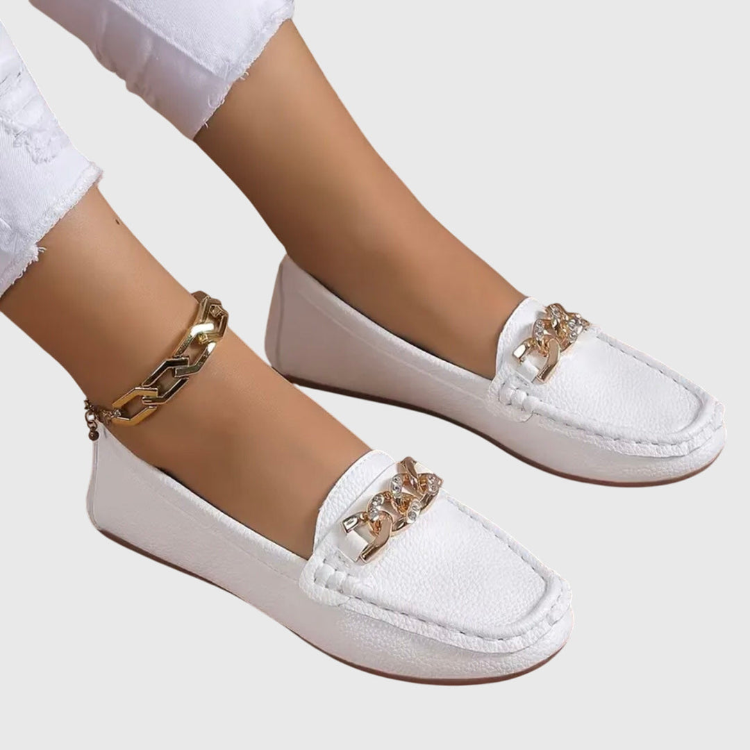 EDEN™ - FLAT DIAMOND BUCKLE LOAFERS