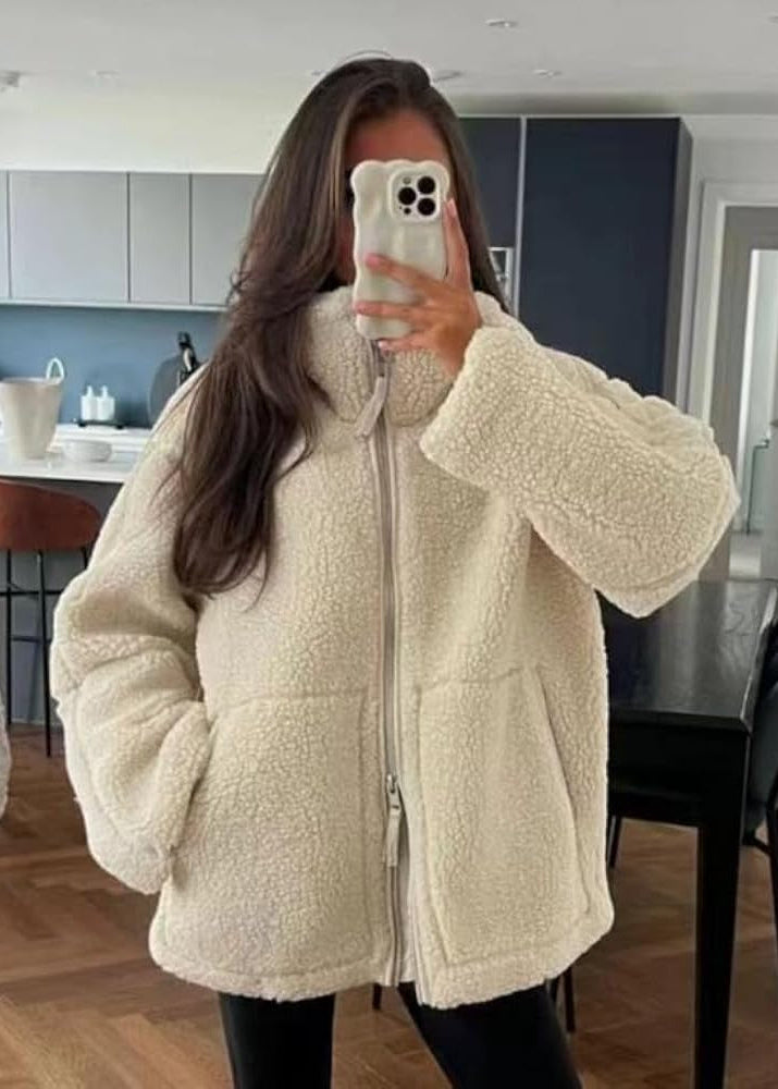 CORA™ - ELEGANT OVERSIZED FLEECE COAT
