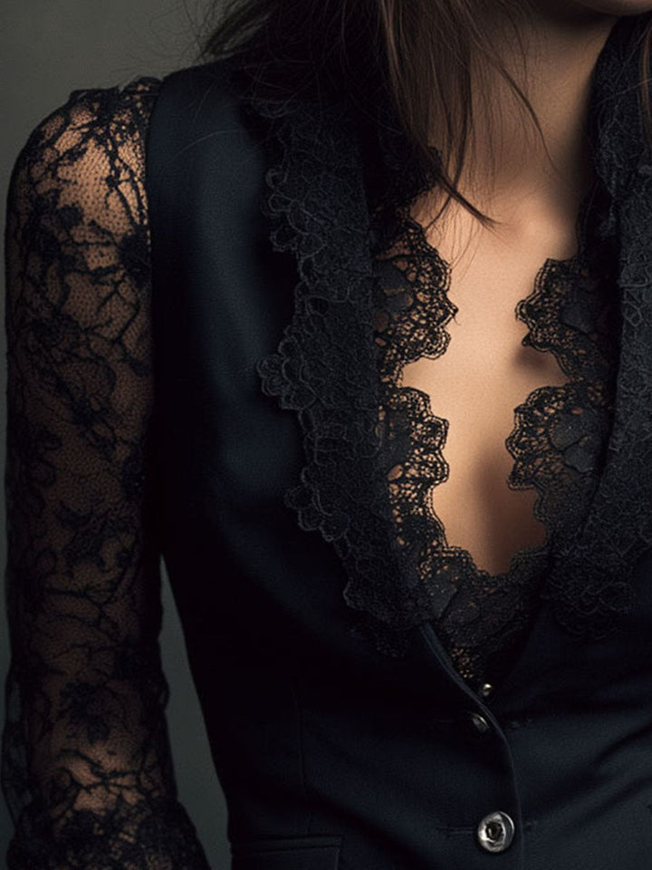 VICTORIA™ - ELEGANT LACE BLOUSE