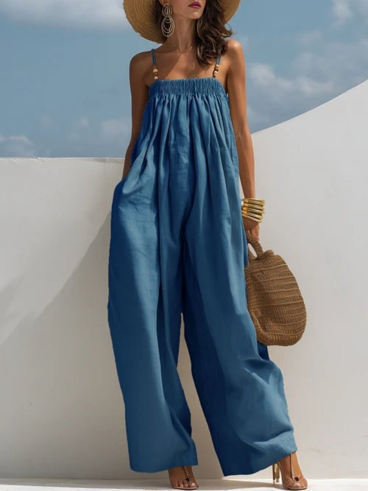 MADISON™ - WIDE LEG DENIM JUMPSUIT