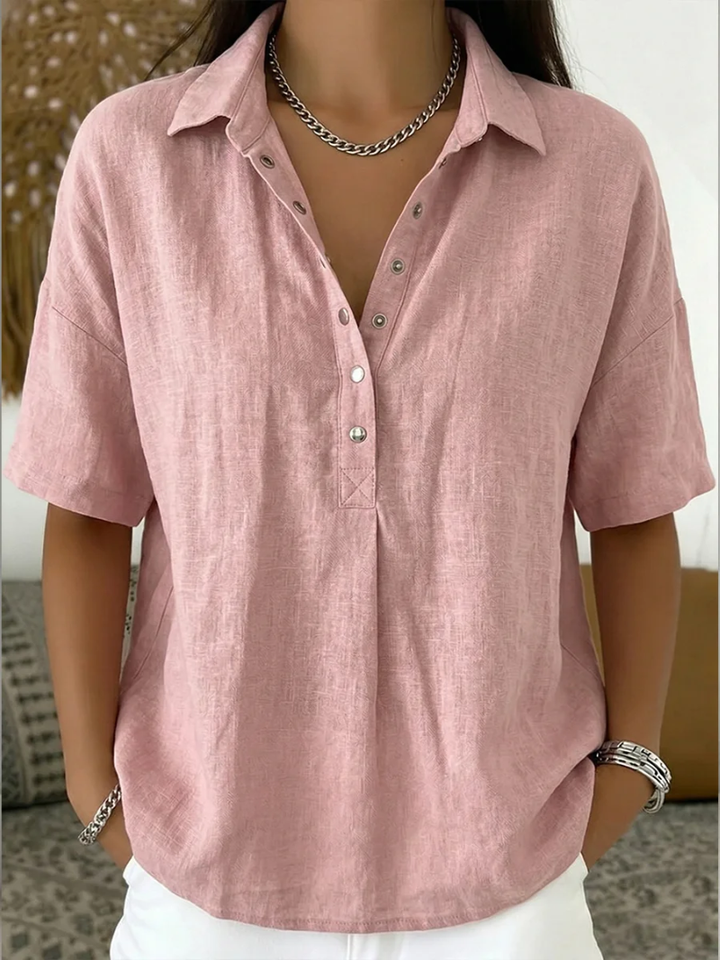 TESSA™ - ELEGANT LINEN BLOUSE