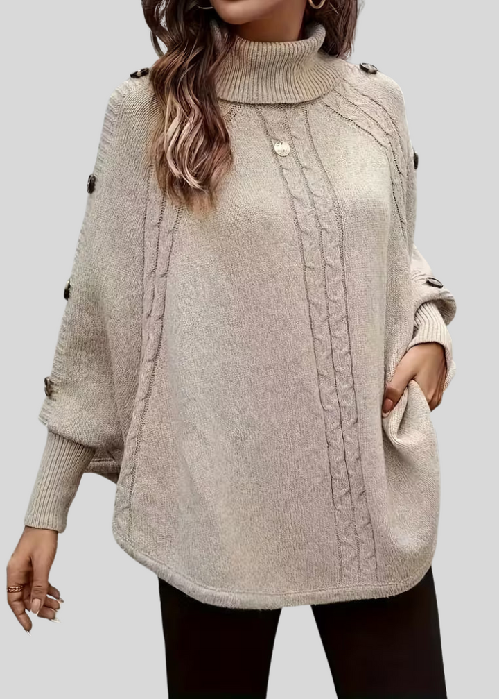 HOPE™ - ELEGANT HIGH-NECK KNITTED SWEATER