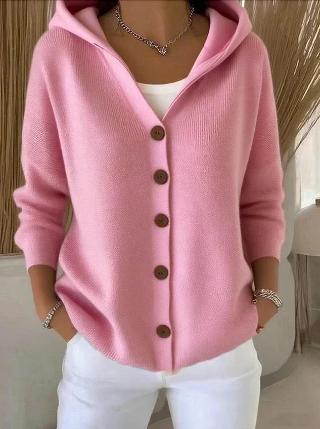 ZOE™ - SOFT KNIT HOODED CARDIGAN