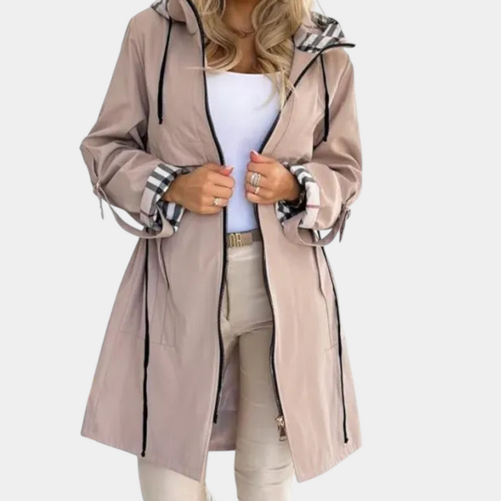 BRIANNA - WATERPROOF &amp; WINDPROOF ZIP COAT