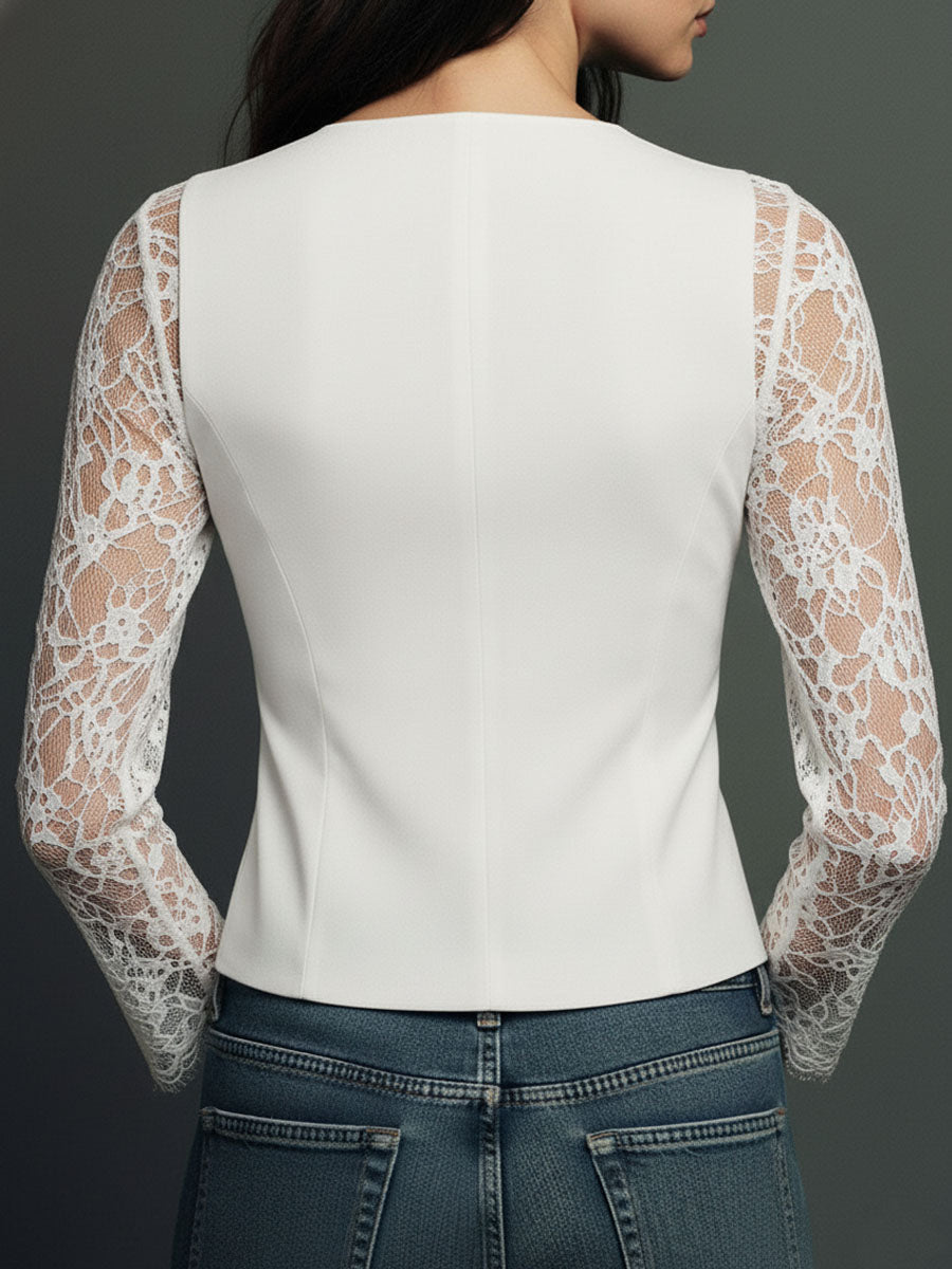 VICTORIA™ - ELEGANT LACE BLOUSE