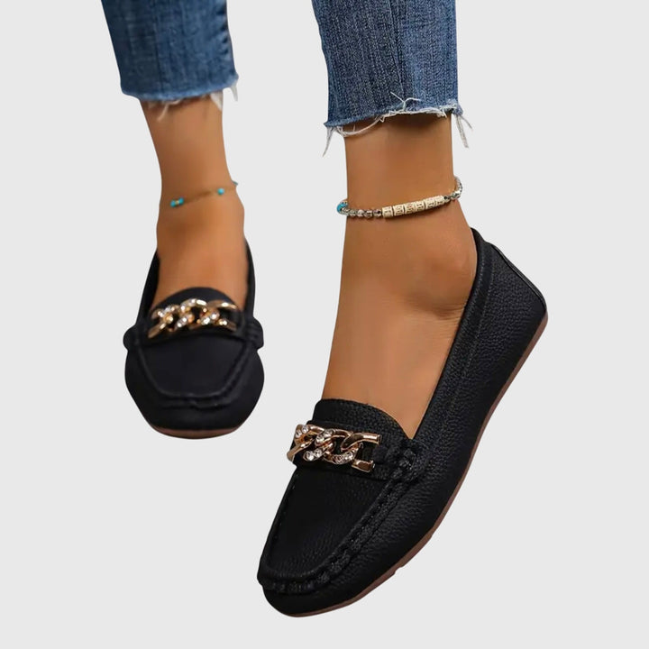 EDEN™ - FLAT DIAMOND BUCKLE LOAFERS