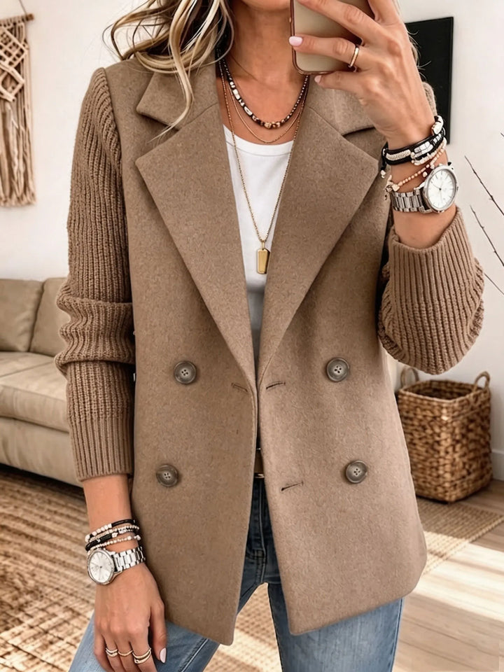 CARLA™ - ELEGANT COZY KNIT SLEEVE BLAZER