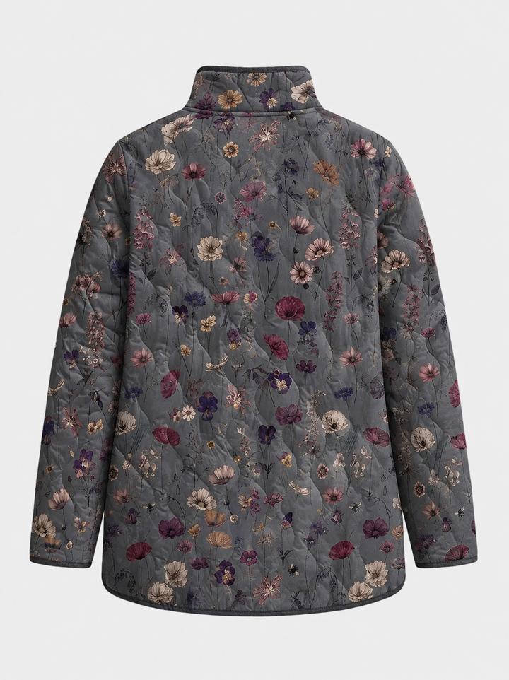 NIVA™ - VINTAGE FLORAL QUILTED JACKET