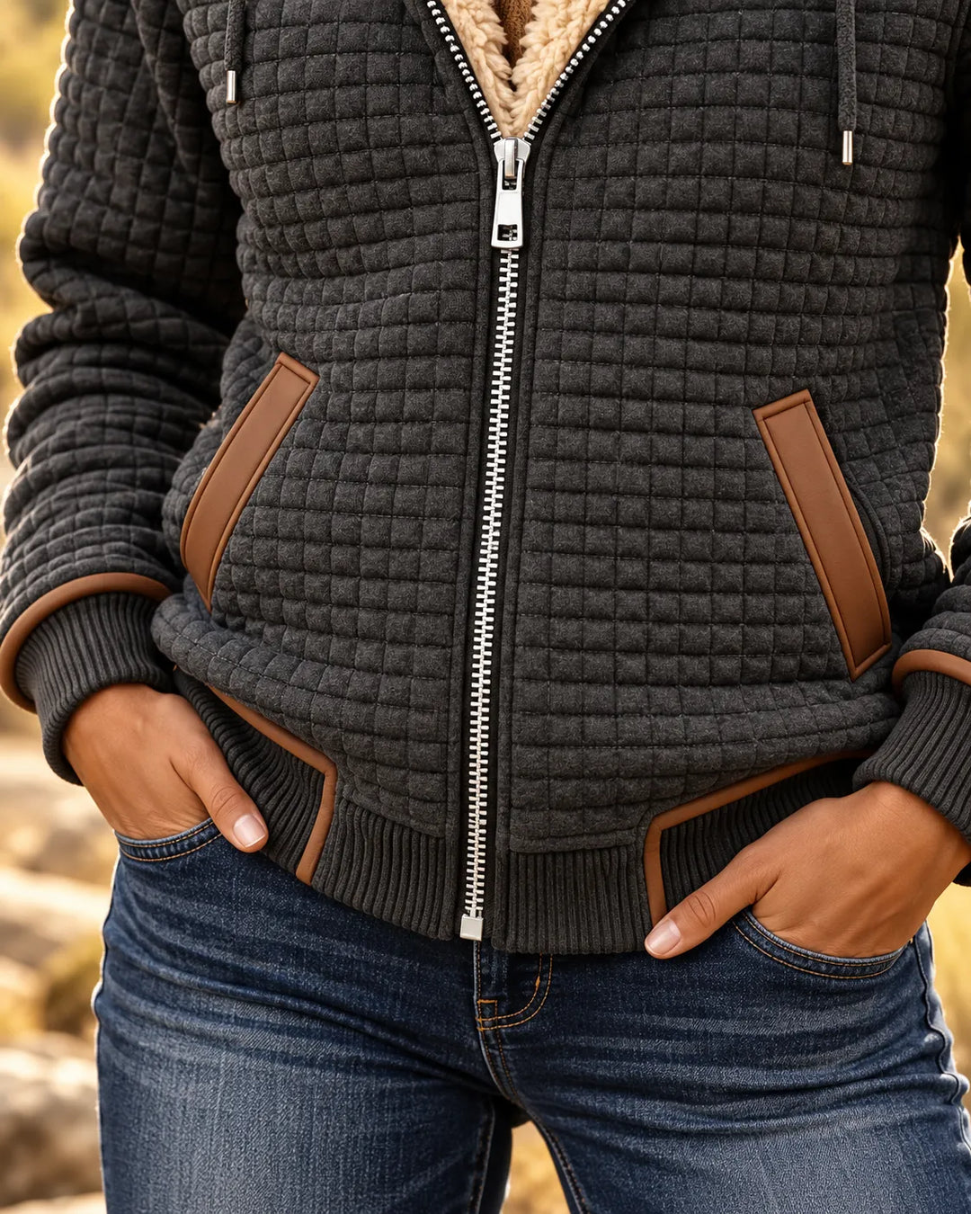 BETH™ - ELEGANT SHERPA FLEECE JACKET