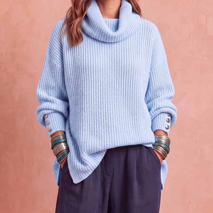 SONIA™ - ELEGANT HIGH-NECK COMFORT SWEATER