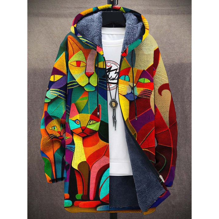 RAFFAELLA™ - ELEGANT ARTISTIC HOODIE CARDIGAN