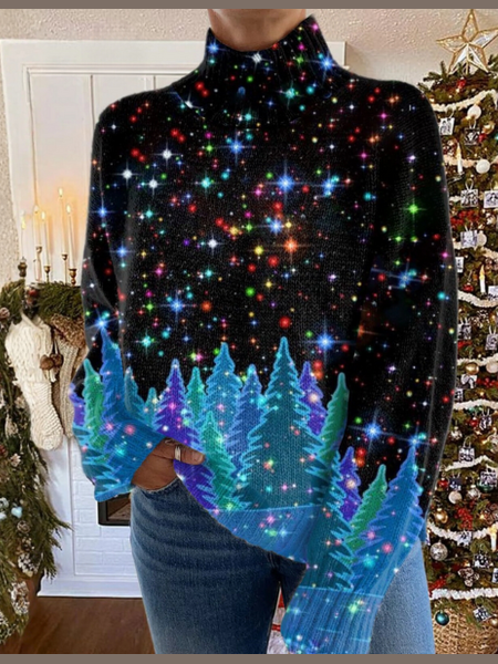 AMELIA™ - ELEGANT FESTIVE TURTLENECK SWEATER