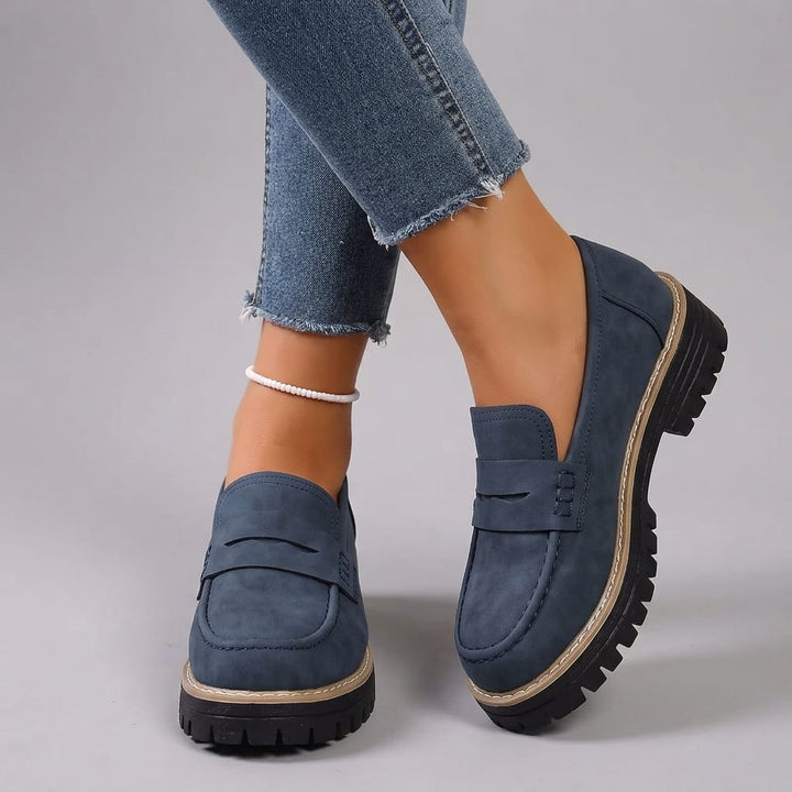 ELSA™ - ELEGANT SUEDE PLATFORM LOAFERS