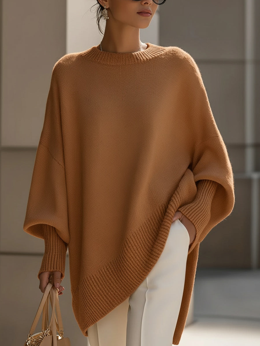 ISOLDE™ - ELEGANT OVERSIZED DRAPED SWEATER