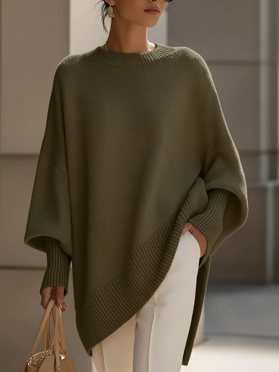 ISOLDE™ - ELEGANT OVERSIZED DRAPED SWEATER