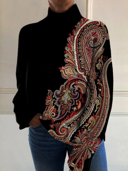 GRACE™ - ELEGANT RIBBED TURTLENECK SWEATER
