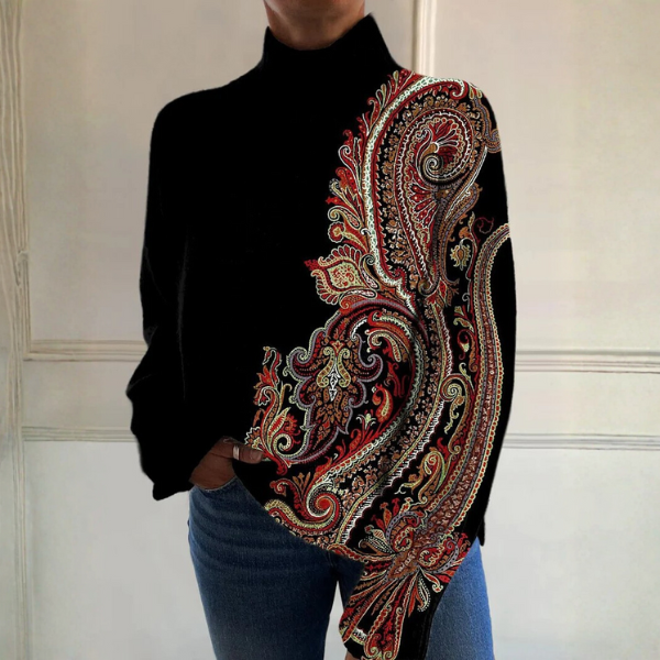 GRACE™ - ELEGANT RIBBED TURTLENECK SWEATER