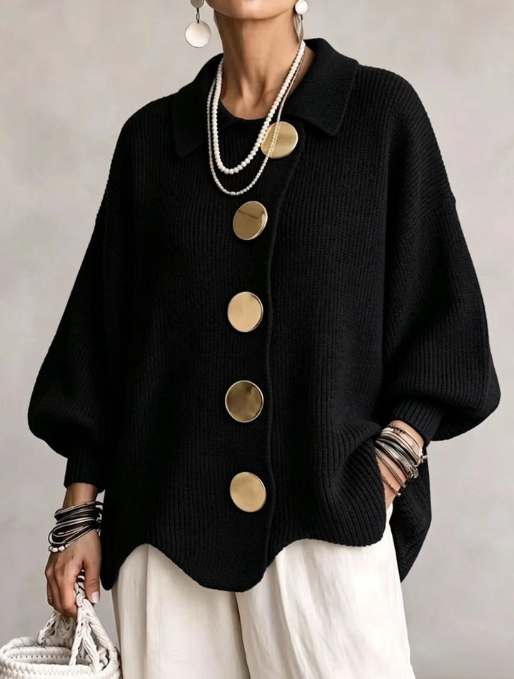 ISADORA™ - ELEGANT OVERSIZED KNIT CARDIGAN