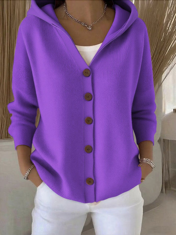 ZOE™ - SOFT KNIT HOODED CARDIGAN