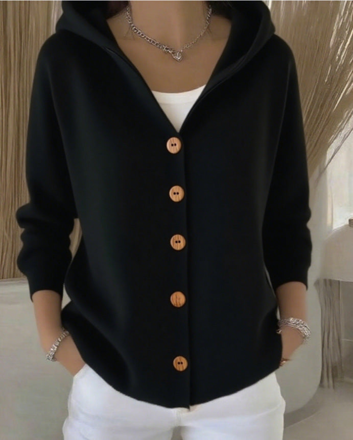 ZOE™ - SOFT KNIT HOODED CARDIGAN