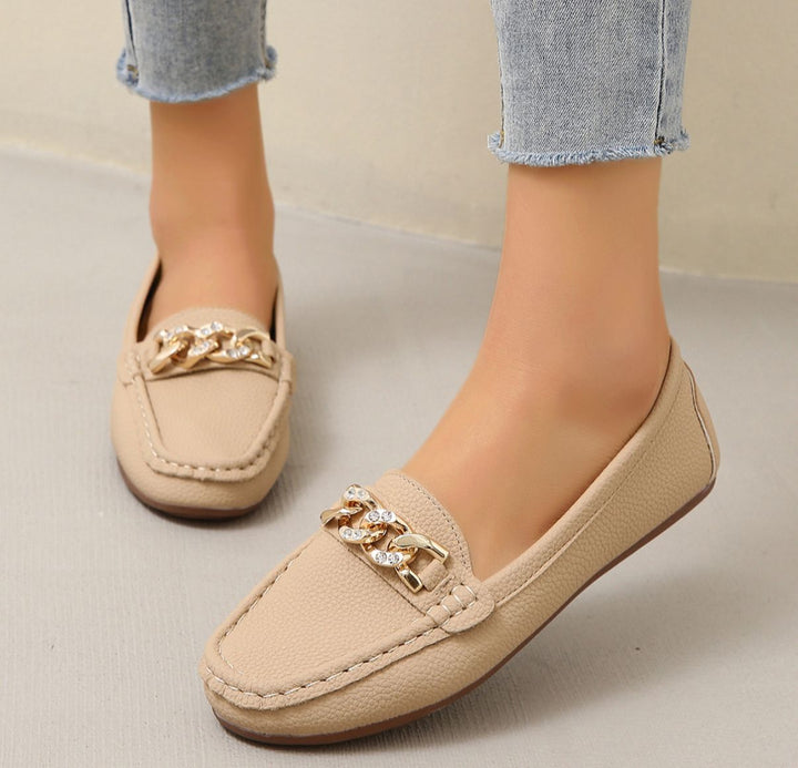 EDEN™ - FLAT DIAMOND BUCKLE LOAFERS