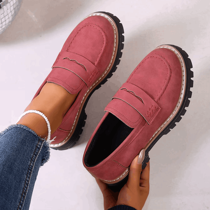 ELSA™ - ELEGANT SUEDE PLATFORM LOAFERS