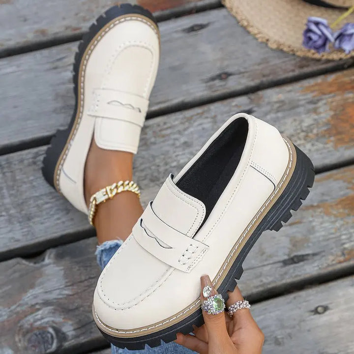 ELSA™ - ELEGANT SUEDE PLATFORM LOAFERS